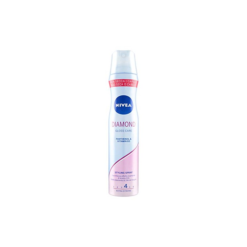 Nivea Styling SprayDiamond Gloss, Lacca per Capelli, 250 ml
