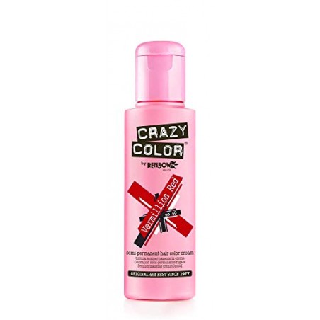Crazy Color Hair Color - Vermillion Red 40 by Crazy Color