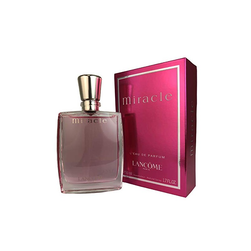 Miracle Lancome EAU de Parfum Donna 50 ml. -Profumo Femminile, Multicolore, Unica