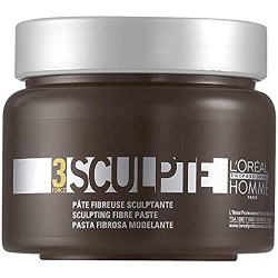 L'Oréal Paris (public) L'Oreal Professionnel Homme Force 3 Sculpte Sculpting Fibre Paste- 150 ml