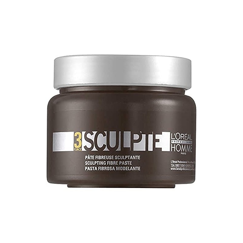 L'Oréal Paris (public) L'Oreal Professionnel Homme Force 3 Sculpte Sculpting Fibre Paste- 150 ml