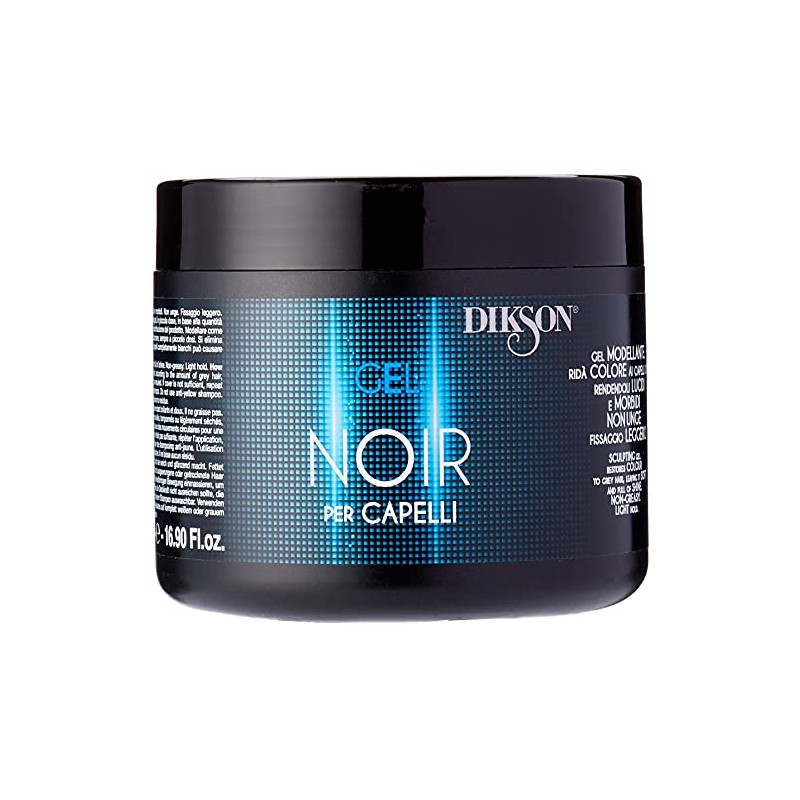 DIKSON Gel Noir per capelli, 500 ml