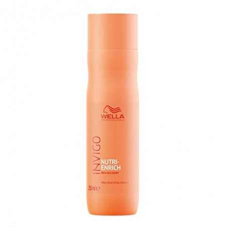 Wella Professionals INVIGO NUTRI-ENRICH Shampoo - Shampoo nutriente professionale per capelli secchi e stressati 250 ml