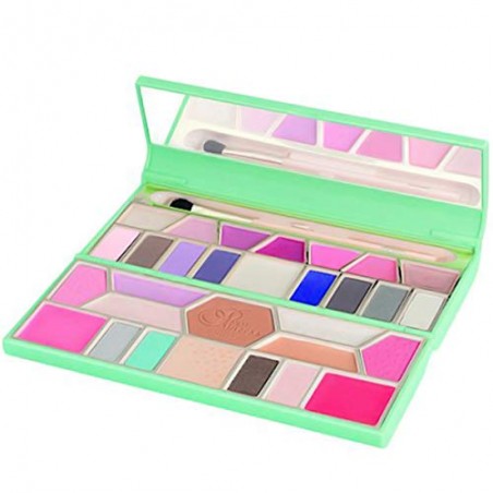 Pricess Palette Cofanetto Verde Acqua Tonalità 11