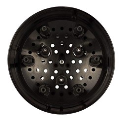 Parlux 3500 - Diffusore per asciugacapelli 3500 Supercompact, Nero