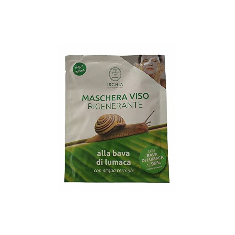 Maschera viso rigenerante alla bava di lumaca Ischia