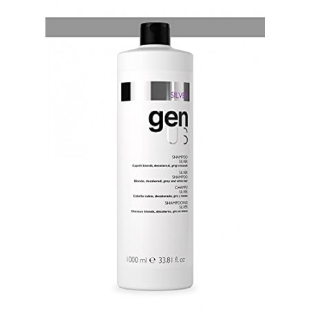 Shampoo silver antigiallo GEN US capelli biondi decolorati grigi e bianchi URHR84