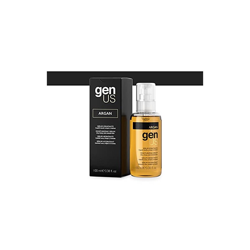 Serum idratante all'ARGAN GEN US per capelli secchi crespi e trattati 100ml 4700