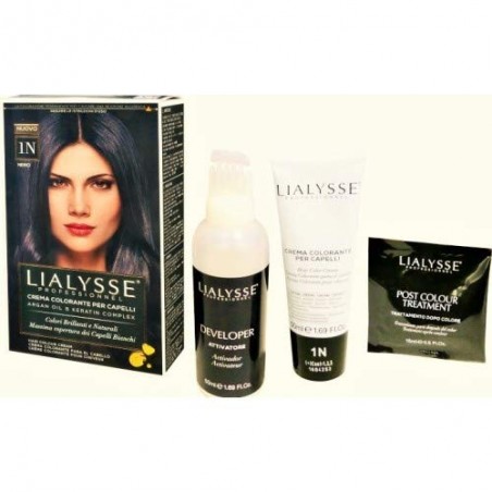 TECHNIQUE LIALYSSE PROFESSIONNEL CREMA COLORANTE PER CAPELLI | ARGAN OIL & KERATIN COMPLEX MASSIMO COPERTURA CAPELLI BIANCHI (6N