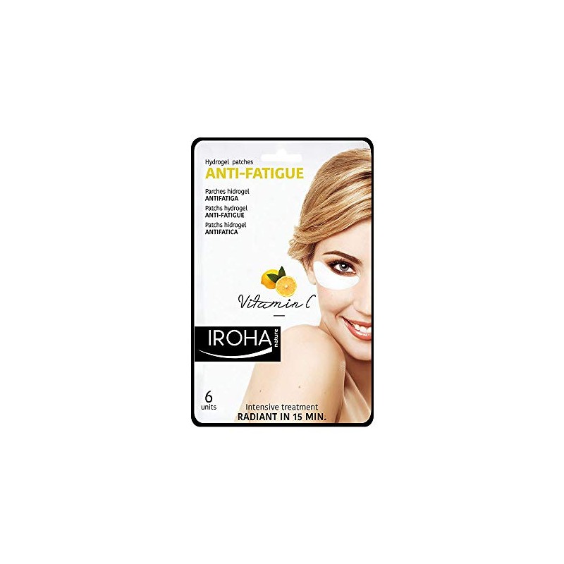 Iroha Nature Patch Idrogel Occhi, Antifatica con Vitamina C, 3 usi