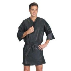 Kimono Nero Monouso TNT 10 Pezzi