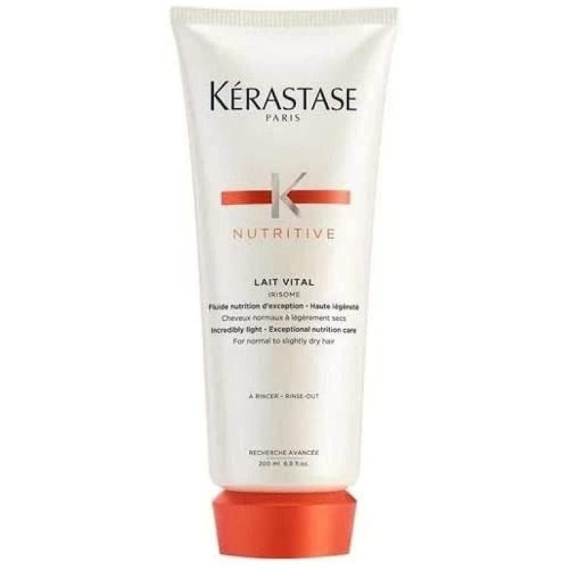 Kérastase Nutritive, Balsamo Nutriente, Per Capelli Fini, Normali o Leggermente Secchi, Lait Vital, 200 ml