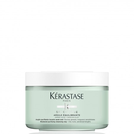 Kérastase Spécifique, Crema Detergente e Purificante, Per Radici Grasse e Cute Sensibilizzata, Argile Crème Équilibrante, 250 ml