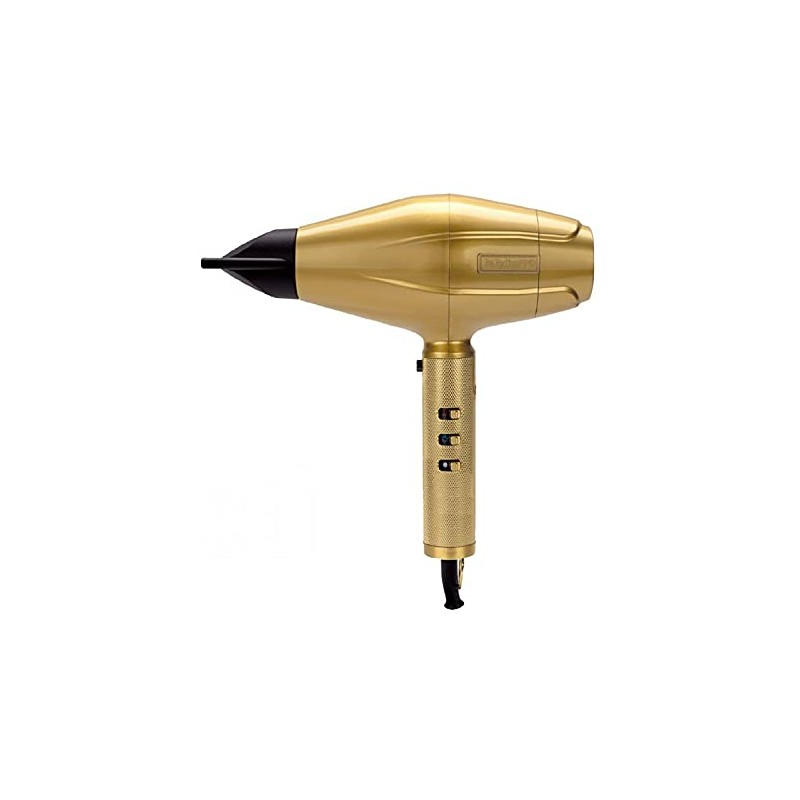 BABYLISS PRO GOLDFX FXBDG1E Asciugacapelli Digitale Professionale da 2200 W di Potenza Occhiali, Oro Lucido, Taglia Unica Donna