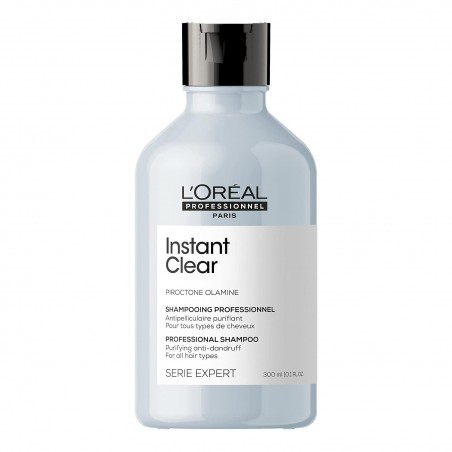 L'Oréal Professionnel Paris | Shampoo professionale per tutti i tipi di capelli Instant Clear Serie Expert, Formula antiforfora 