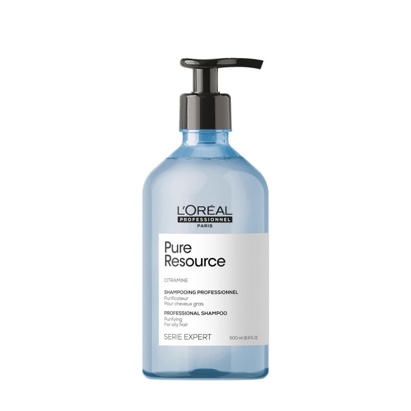 L'Oréal Professionnel Paris Shampoo professionale per capelli grassi Pure Resource Serie Expert, Formula purificante