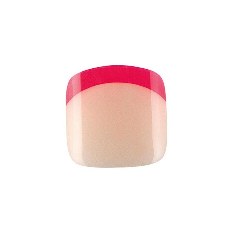 Piedi Kit 28 unghie finte unghie Neon Idillio francese