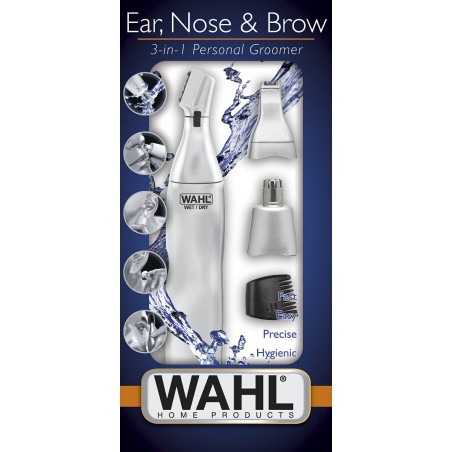 Wahl 3 in 1 Personal Nasen-Ohrhaartrimmer, batteria