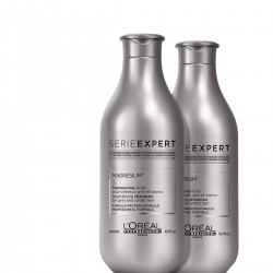 L'Oréal Professionnel Paris | Shampoo professionale per capelli grigi e bianchi Silver Serie Expert, Formula neutralizzante anti