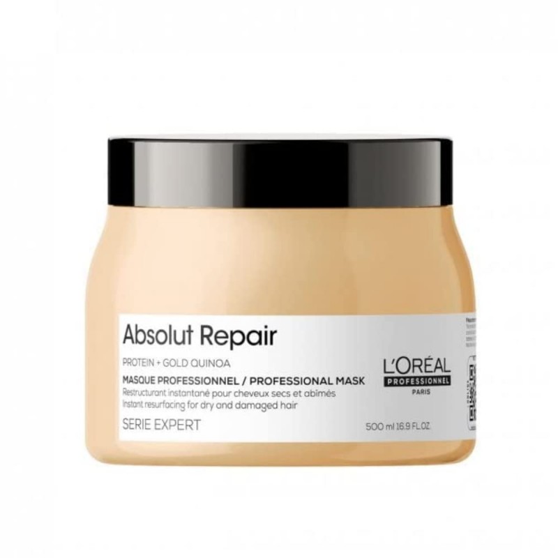 L'Oréal Professionnel, Esperto di serie, Maschera per capelli Absolut Repair, Per Capelli Danneggiati 500 ml