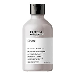 L'Oréal Professionnel Paris Shampoo Professionale per Capelli Grigi e Bianchi Silver Serie Expert, Formula Neutralizzante Anti-g