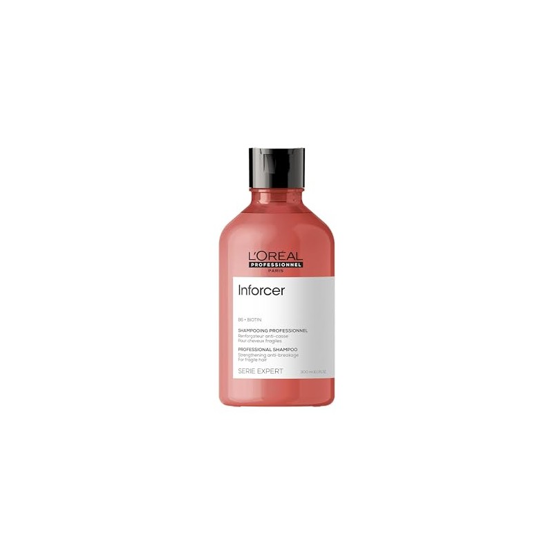 L'Oréal Professionnel Paris Shampoo professionale per capelli fragili Inforcer Serie Expert, Formula rinforzante anti-rottura