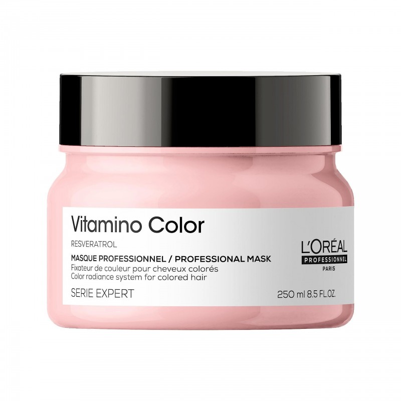 L'Oréal Professionnel Paris Maschera professionale per capelli colorati Vitamino Color Serie Expert, Formula idratante anti-sbia