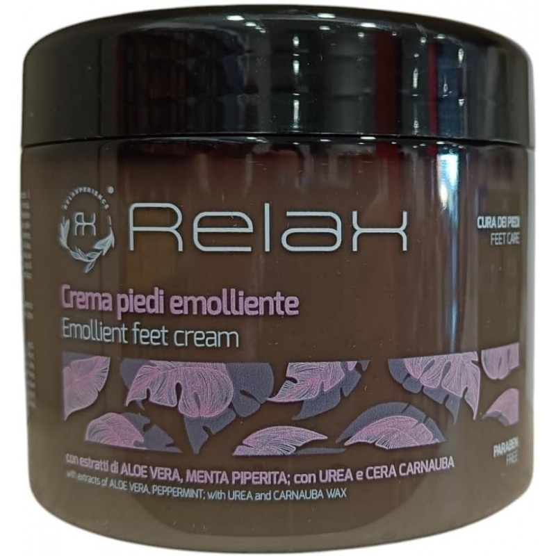 Crema piedi nutritive emolliente RELAX SPA con estratti di aloe vera