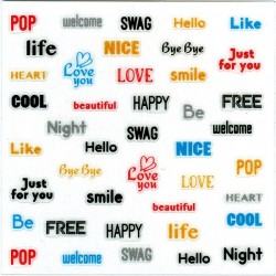 Decalcomanie per unghie ref. 149695 Peggy Sage